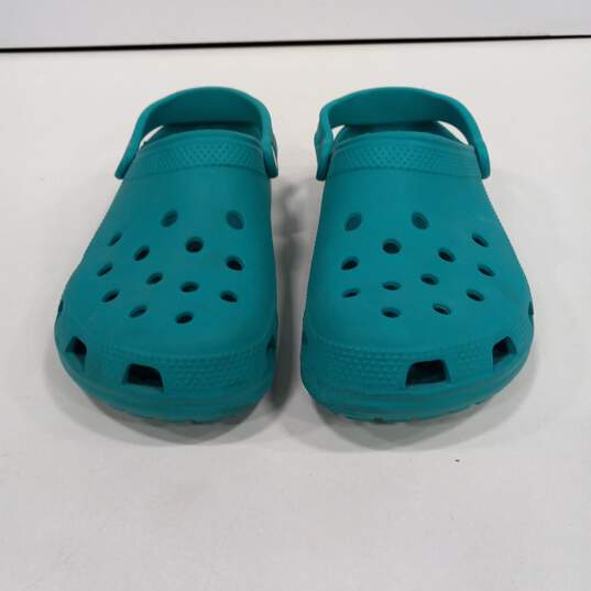 Crocs Blue Clog Shoes Size 10 image number 1