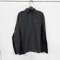Spyder Men's Gray Waffle Knit 1/4 Zip LS pullover Jacket Size XL image number 1