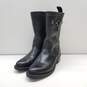 Boulet Leather Buckle Boots Black 10.5 image number 3