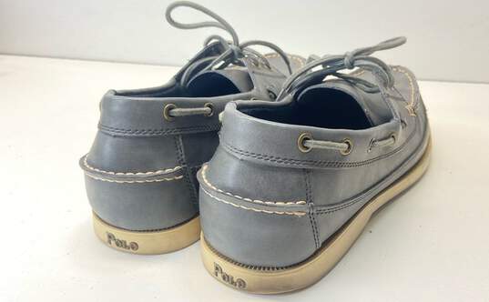 Polo Ralph Lauren Barx Grey Boat Casual Shoes Men's Size 12 image number 5