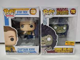 Funko Pop! Captain Kirk & She-Hulk Bundle IOB