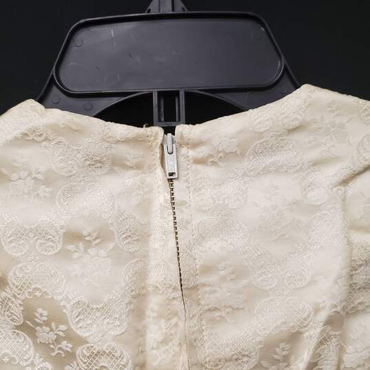 David Crystal Women's Vintage White 3-Piece Skirt Set SZ XS/S image number 6