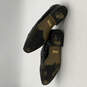 Mens Black Leather Almond Toe Slip-On Monk Strap Dress Shoes Size 8M image number 5