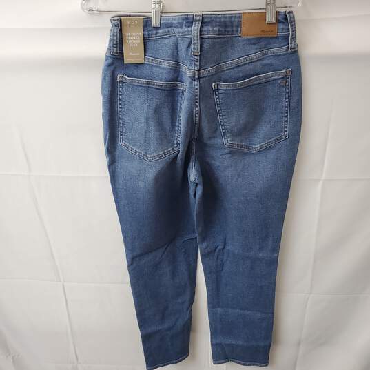 Women's Madewell The Curvy Perfect Vintage Jean Size 29 NWT (B) image number 5