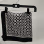 Womens Black Gray Signature Print Classic Multi-Functional Square Scarf image number 2