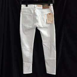 Ralph Lauren Women's Crop Skinny Women's White Skinny Jeans Size 25 alternative image