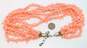 925 Jay King Desert Rose Trading DTR Pink Coral Multi Strand Choker Necklace image number 7