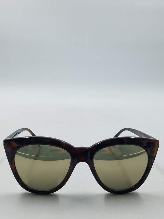 Le Specs Tortoise Halfmoon Magic Sunglasses image number 2