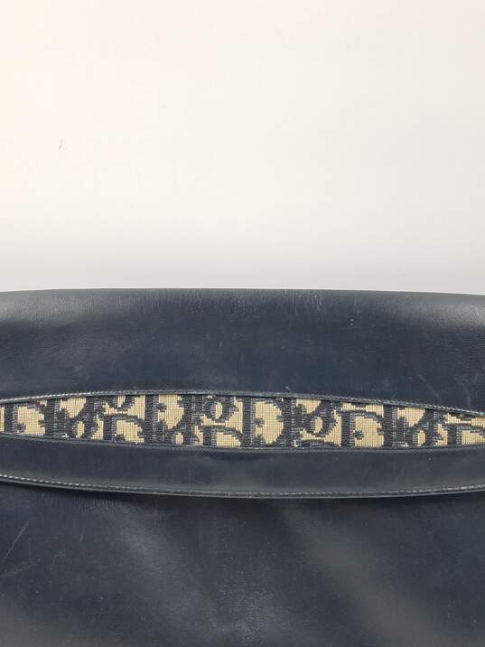Authentic Christian Dior Navy Convertible Clutch image number 6