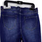 NWT Womens Blue Denim Medium Wash High Rise Skinny Leg Jeans Size 14 image number 4