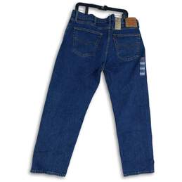 NWT Levi Strauss & Co. Mens 505 Blue Denim Regular Fit Straight Leg Jeans 40X30 alternative image