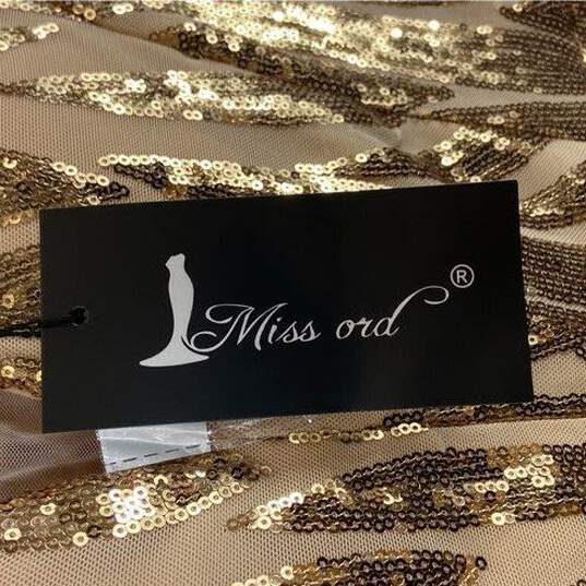 Miss Ord Gold Formal Dress - Size X Large image number 3