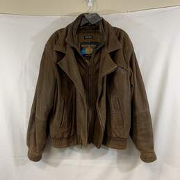 Men's Brown Wilsons Leather Jacket, Sz. L