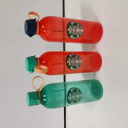 Bundle of 3 Assorted Starbucks Bottles