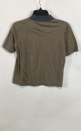 Marni Brown Mock Neck T-Shirt - Size 40 alternative image