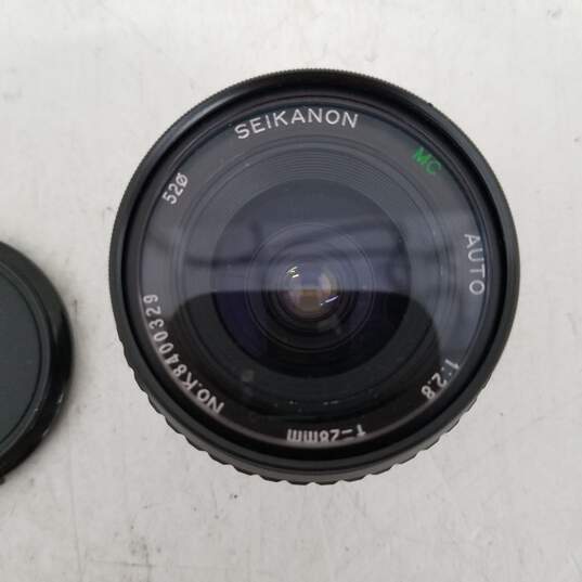 UNTESTED Skikanon 1:2.8 52mm auto MC F-28mm Lens image number 3
