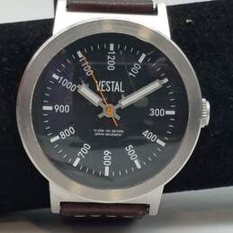 Vestal Retrofocus 44mm WR 10ATM Anti Reflective Domed Mineral Analog Men's Watch 78g