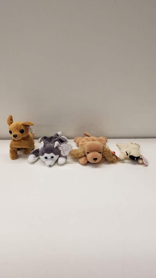 Assorted Ty Beanie Babies Bundle Lot of 4 image number 1