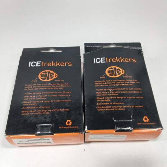 Ice Trekkers Snow Chains for Shoes 2pc Lot image number 4