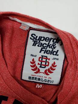 Superdry Track & Field Short Sleeve Red Tshirt Adult Size M alternative image