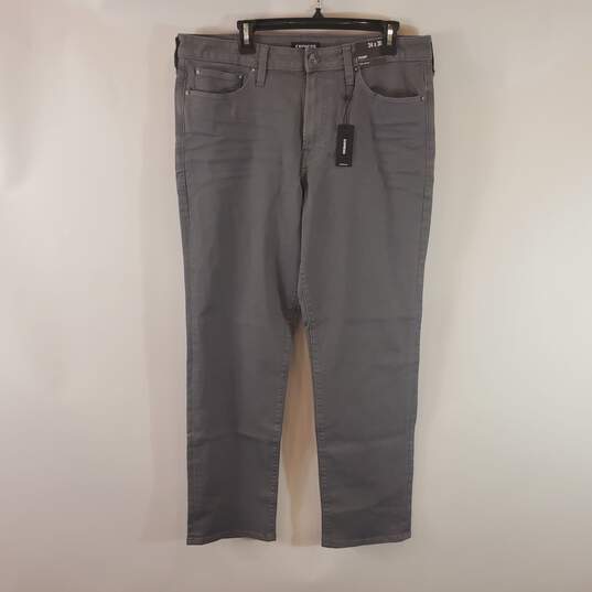 Express Men Gray Jeans 34 NWT image number 2