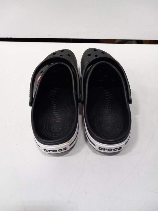 Crocs Men's Black/White Shoes Size 11 image number 4