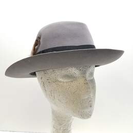 Stetson SV01 Temple Men's Fedora Hat Grey