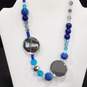 Bundle of Assorted Blue Costume Jewelry image number 4