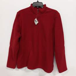 Women’s L.L. Bean ¼ Zip Long-Sleeve Fleece Sweater Sz XL NWT