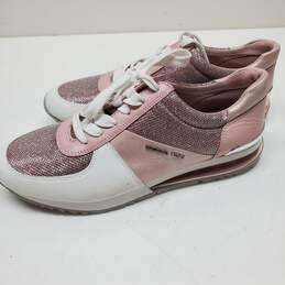 Michael Kors Women's Pink Sparkle Walking Casual Shoes Size 10M