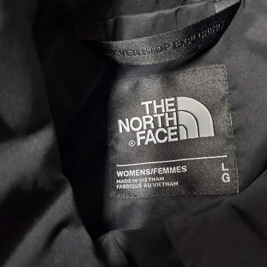 The North Face Full Snap Black Vest Women's LG image number 3