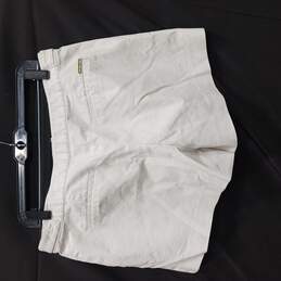 Women's White Shorts Size 14 alternative image