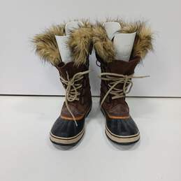 Sorel Brown Snow Boots Size 8.5