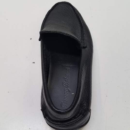 Tommy Bahama Leather Slip On Flats Black Men's Size 8.5 image number 8