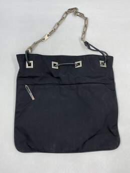 Authentic Gucci Drawstring Nylon Shoulder Bag