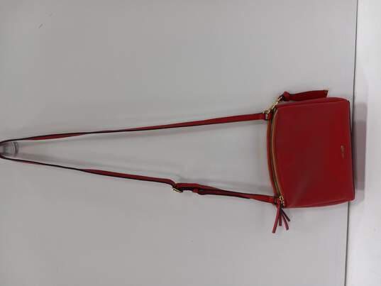 Nine West Women's Red Leather Purse image number 1
