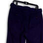 NWT Mens Blue Flat Front Pockets Straight Leg Dress Pants Size W34xL31 image number 2