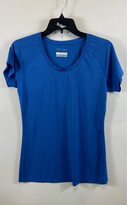 Columbia Mens Blue Omni-Wick Advanced Evaporation Pullover T-Shirt Size XS