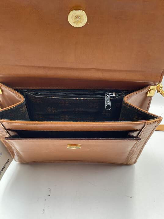 Bellerose Womens Brown Leather Detachable Strap Crossbody Bag W-0559467-I image number 5