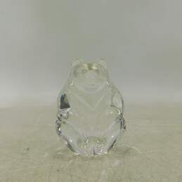 Steuben Art Glass Bear #5521 Animal Crystal Signed