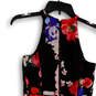 Womens Multicolor Floral Sleeveless Back Zip Fit & Flare Dress Size 2 image number 4