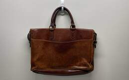 Unbranded Brown Leather Messenger Bag