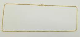 14K Gold Twisted Rope Chain Necklace 4.5g alternative image