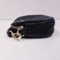 Michael Kors Double Compartment Pebbled Leather Wristlet Black image number 3