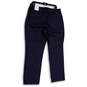 NWT Womens Blue Denim Dark Wash Pockets Slim Fit Straight Leg Jeans Size 3 image number 2