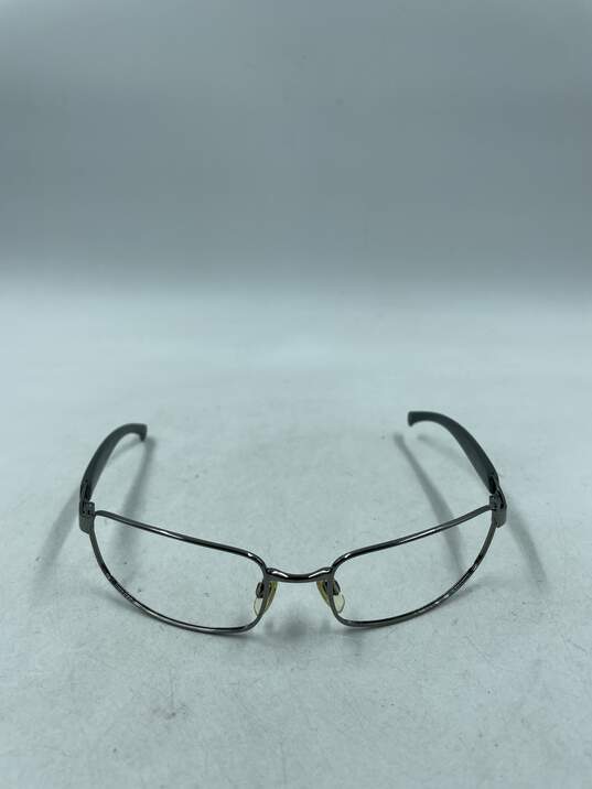 Emporio Armani Silver Rectangle Eyeglasses image number 2