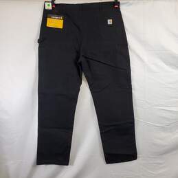 Carhartt Men Black Jeans Sz 44x34 NWT alternative image