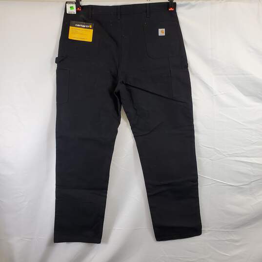 Carhartt Men Black Jeans Sz 44x34 NWT image number 2