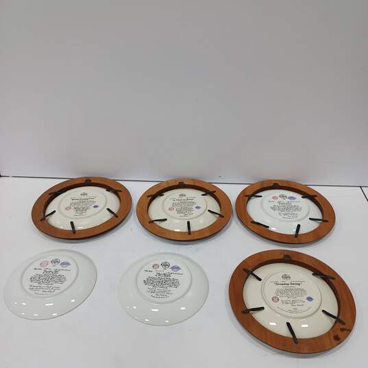 6pc. Set of  Knowles Norman Rockwell Plates image number 5