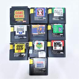 Lot Of 10 Sega Genesis Game